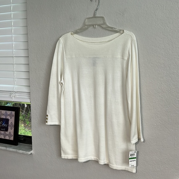 Ballet neck light sweater - Picture 2 of 8